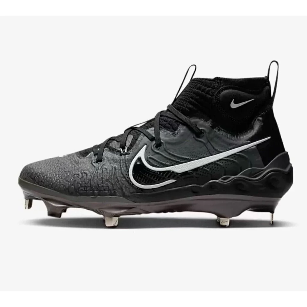 Nike Alpha Huarache NXT Metal Baseball Cleats Black Gray DJ6517-010 Men Size 7